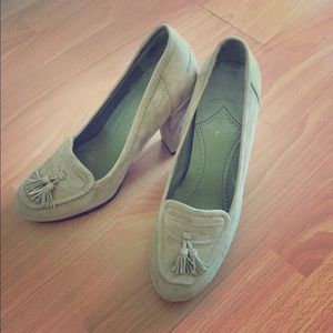 Sam Edelman suede loafer heels